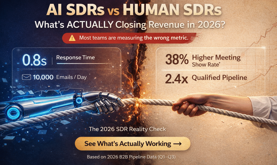 AI SDRs vs Human SDRs 2026