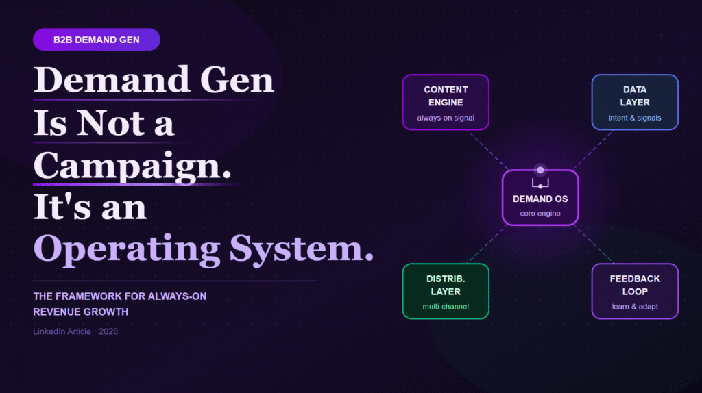 B2B demand generation strategy